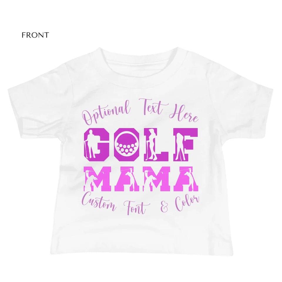 Custom Golf Lady Icon Font T-Shirt - ART-TSH095 - ARTFULANE