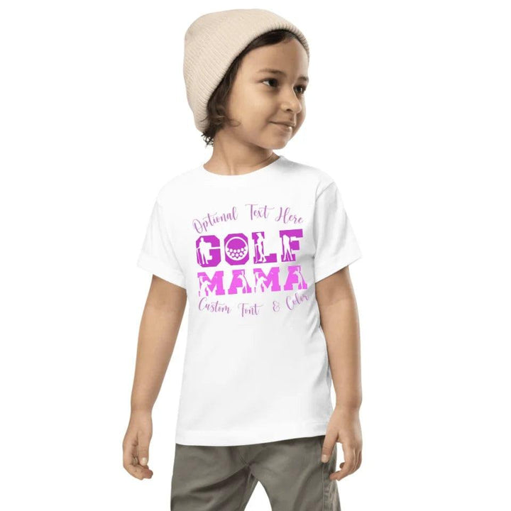 Custom Golf Lady Icon Font T-Shirt - ART-TSH095 - ARTFULANE