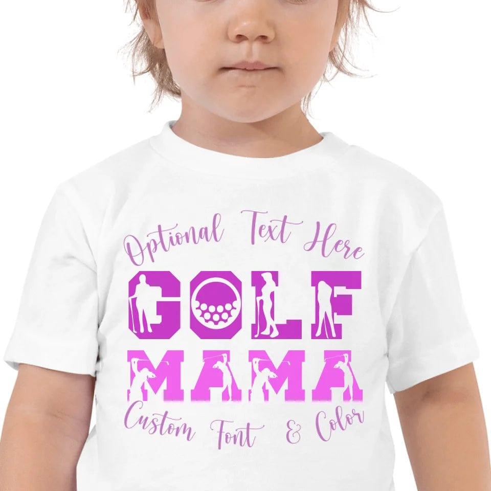 Custom Golf Lady Icon Font T-Shirt - ART-TSH095 - ARTFULANE