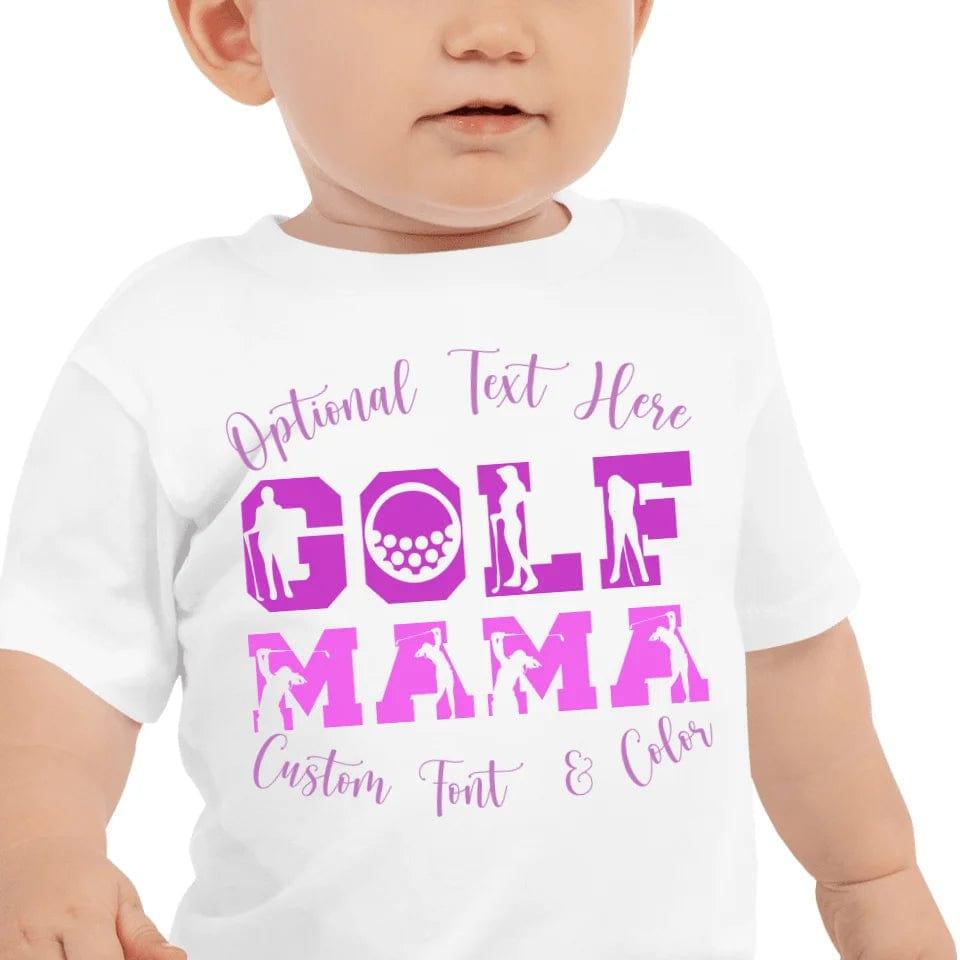 Custom Golf Lady Icon Font T-Shirt - ART-TSH095 - ARTFULANE