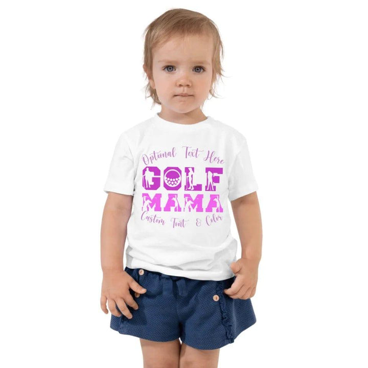 Custom Golf Lady Icon Font T-Shirt - ART-TSH095 - ARTFULANE