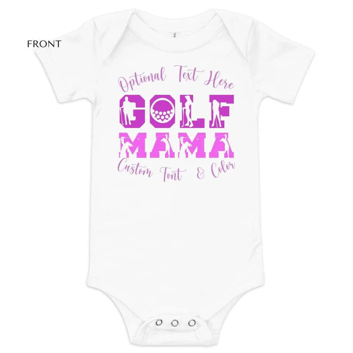 Custom Golf Lady Icon Font T-Shirt - ART-TSH095 - ARTFULANE