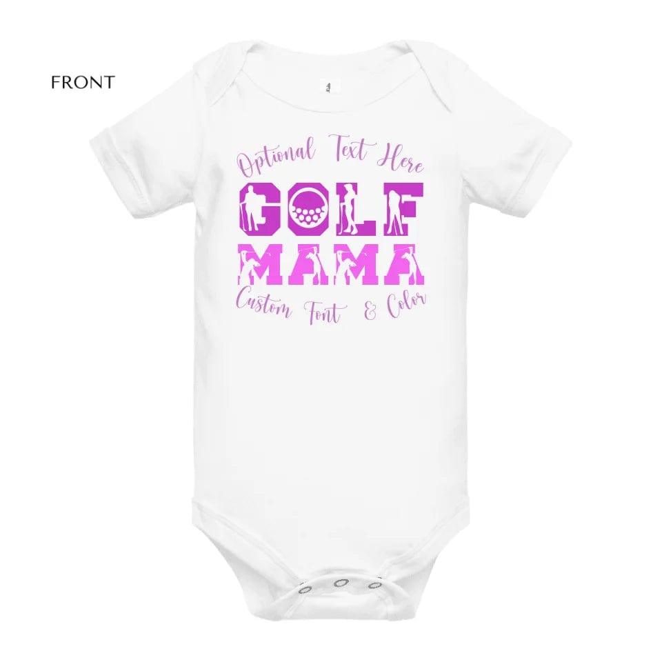 Custom Golf Lady Icon Font T-Shirt - ART-TSH095 - ARTFULANE