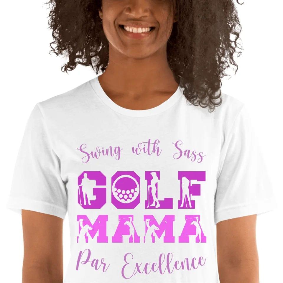 Custom Golf Lady Icon Font T-Shirt - ART-TSH095 - ARTFULANE