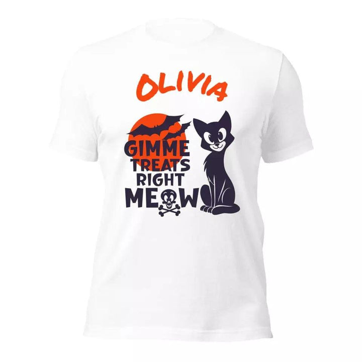 Custom Halloween Black Cat T-Shirt – ART-TSH023 - ARTFULANE