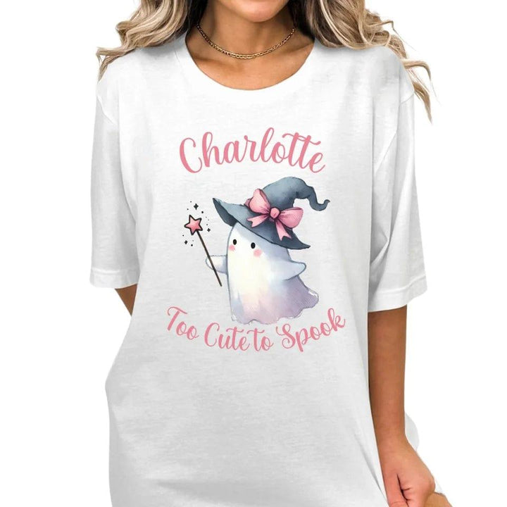 Custom Halloween Girlie Ghosts T-Shirt - ART-TSH141 - ARTFULANE