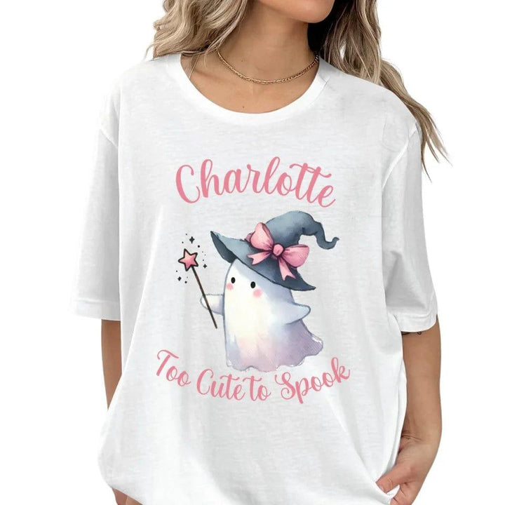 Custom Halloween Girlie Ghosts T-Shirt - ART-TSH141 - ARTFULANE