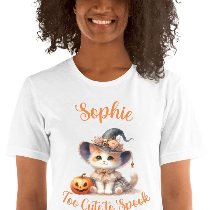 Custom Halloween Witch Cats T-Shirt - ART-TSH131 - ARTFULANE