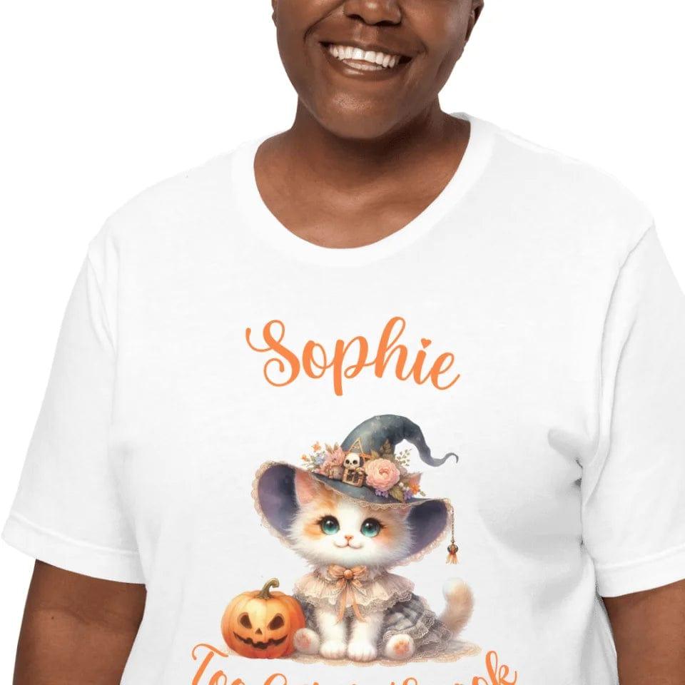 Custom Halloween Witch Cats T-Shirt - ART-TSH131 - ARTFULANE