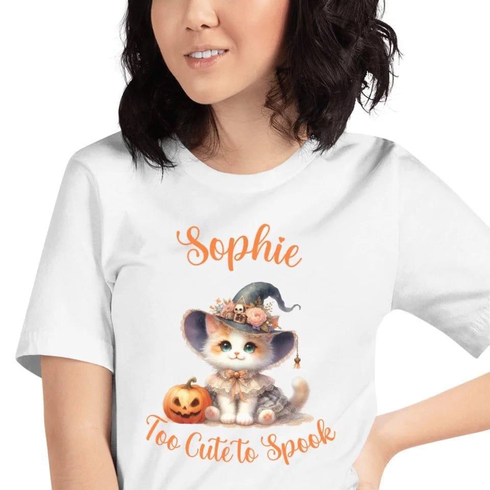 Custom Halloween Witch Cats T-Shirt - ART-TSH131 - ARTFULANE