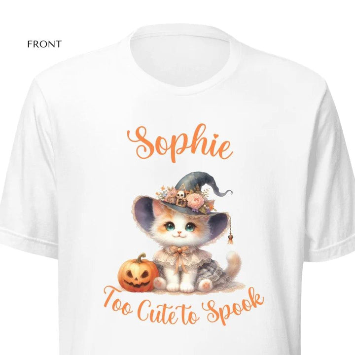 Custom Halloween Witch Cats T-Shirt - ART-TSH131 - ARTFULANE