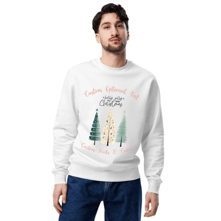 Custom Hand-Drawn Christmas Trees Sweatshirt & Hoodie - ART-SWH223 - ARTFULANE