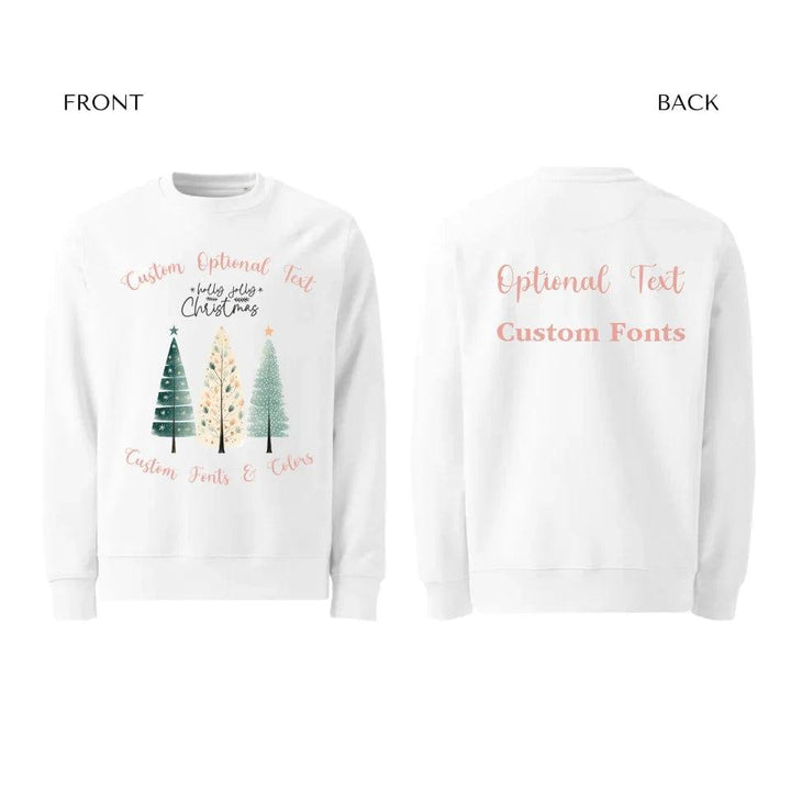 Custom Hand-Drawn Christmas Trees Sweatshirt & Hoodie - ART-SWH223 - ARTFULANE