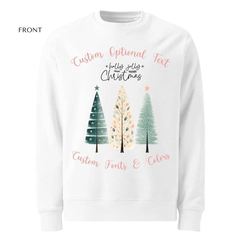 Custom Hand-Drawn Christmas Trees Sweatshirt & Hoodie - ART-SWH223 - ARTFULANE