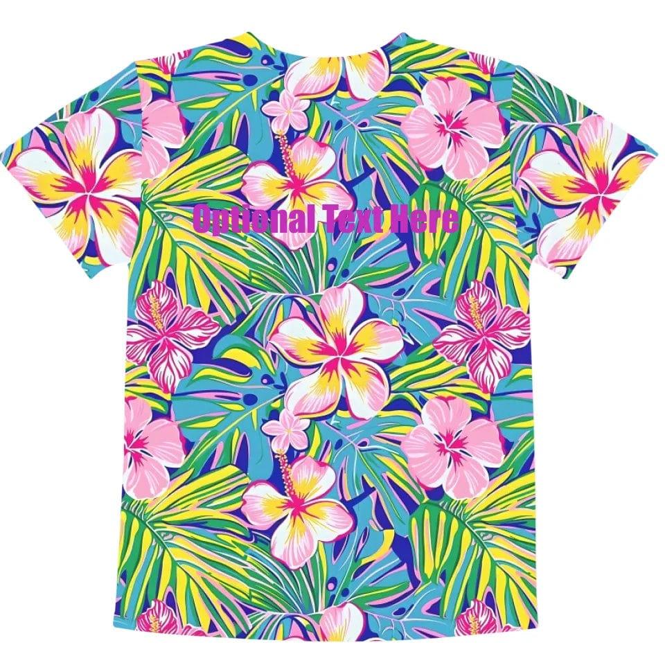 Custom Hawaii Watercolor T-Shirt - ART-TSH323 - ARTFULANE