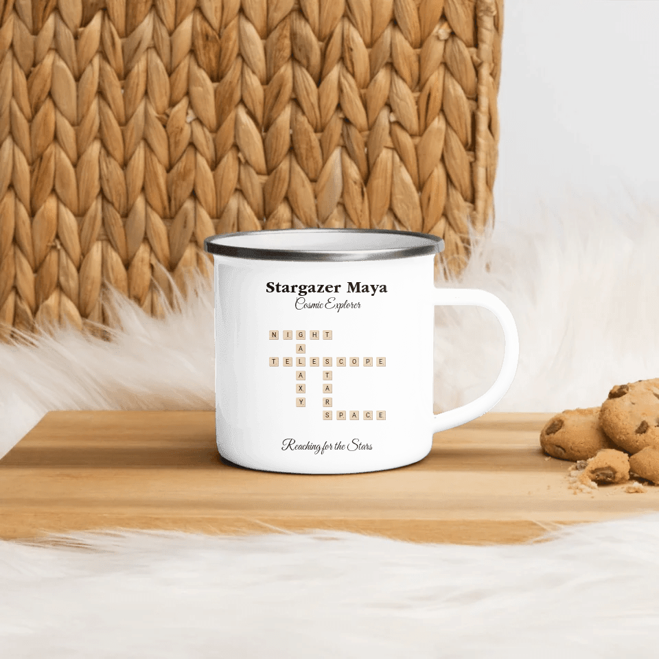 Custom Hobbies Word Tile Mug - ARTFULANE