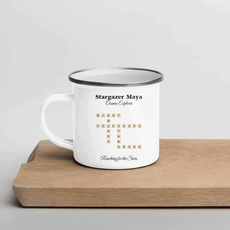 Custom Hobbies Word Tile Mug - ARTFULANE