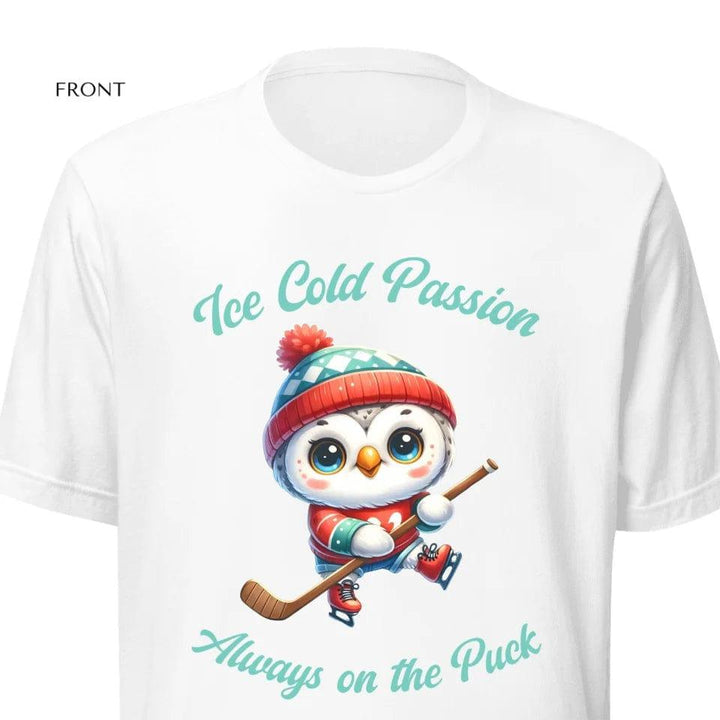 Custom Ice Hockey Cute Animals T-Shirt - ART-TSH097 - ARTFULANE