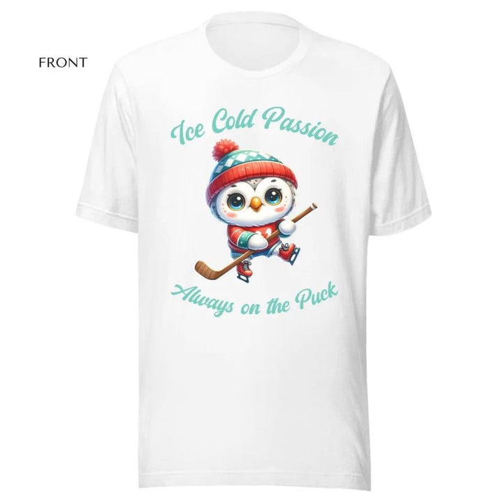 Custom Ice Hockey Cute Animals T-Shirt - ART-TSH097 - ARTFULANE