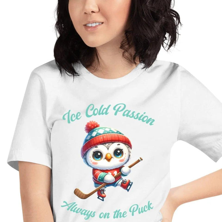 Custom Ice Hockey Cute Animals T-Shirt - ART-TSH097 - ARTFULANE