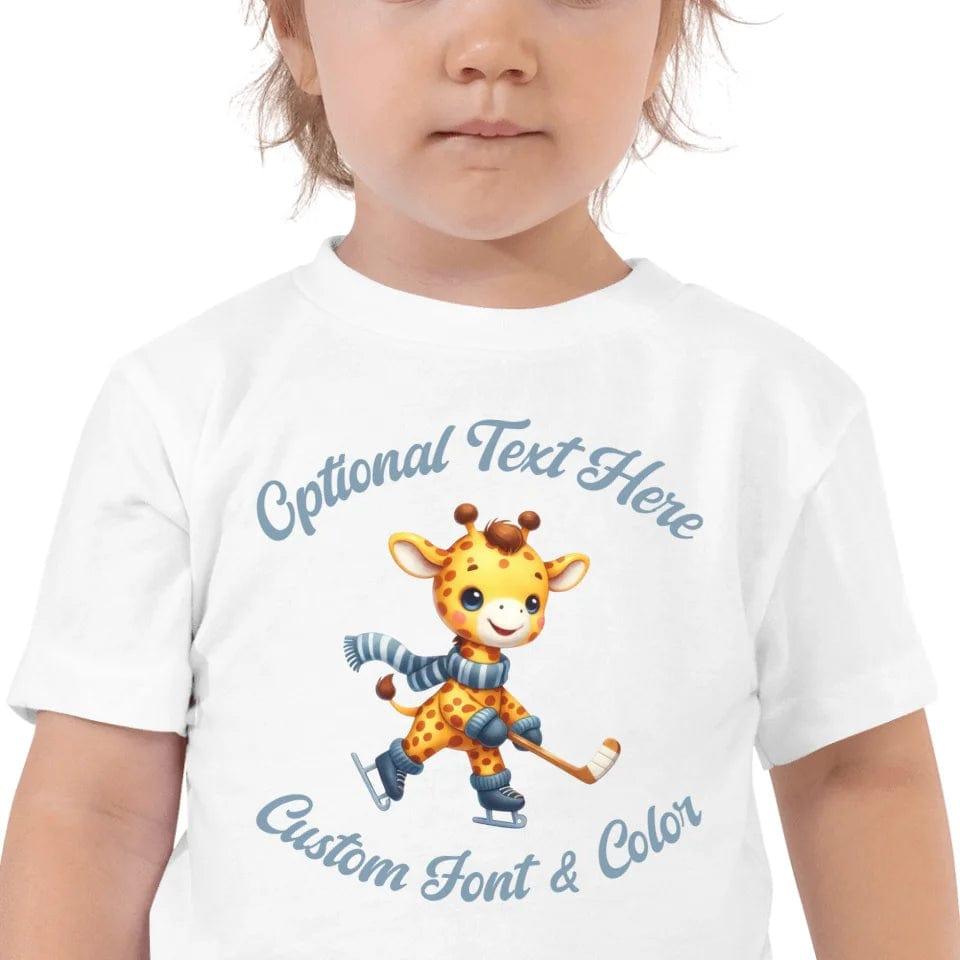 Custom Ice Hockey Cute Animals T-Shirt - ART-TSH097 - ARTFULANE