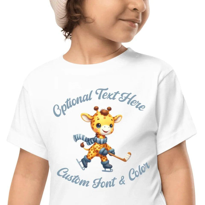 Custom Ice Hockey Cute Animals T-Shirt - ART-TSH097 - ARTFULANE