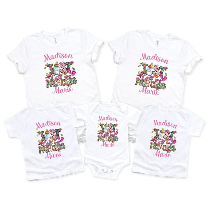 Custom Just Call Me Princess Baby Theme T-Shirt - ART-TSH116 - ARTFULANE