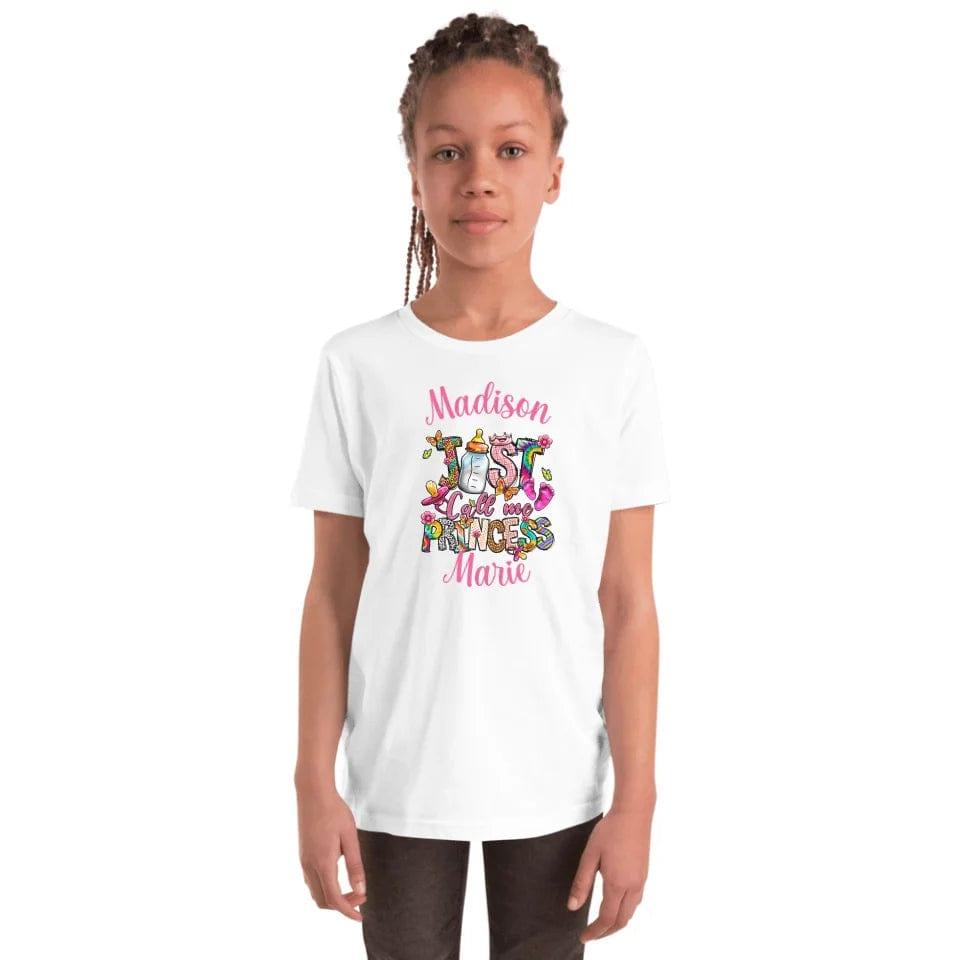 Custom Just Call Me Princess Baby Theme T-Shirt - ART-TSH116 - ARTFULANE