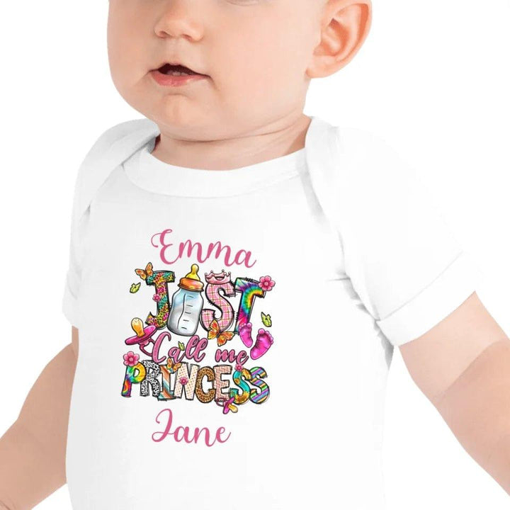 Custom Just Call Me Princess Baby Theme T-Shirt - ART-TSH116 - ARTFULANE