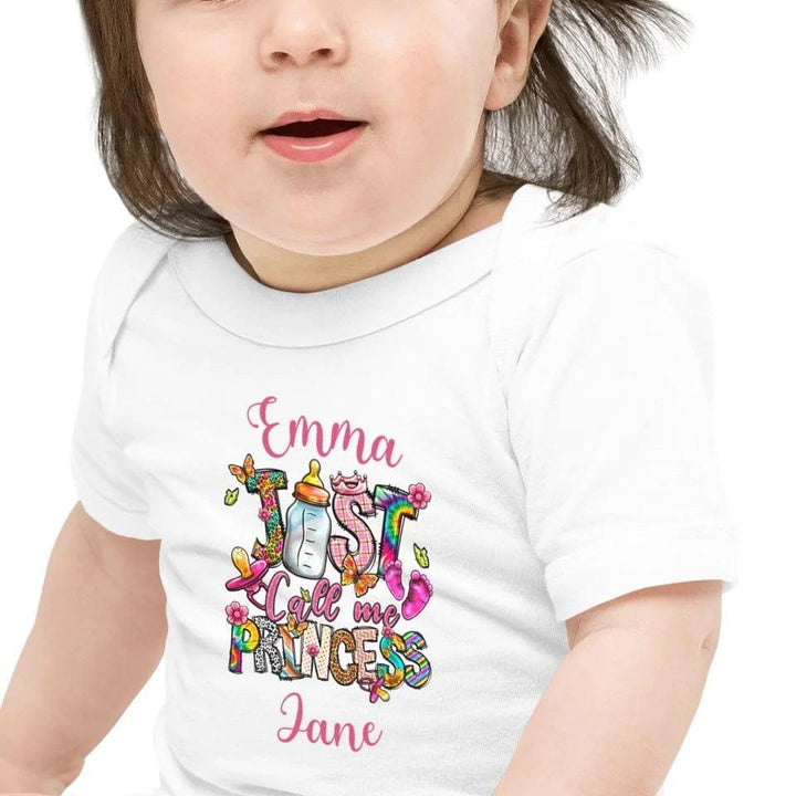 Custom Just Call Me Princess Baby Theme T-Shirt - ART-TSH116 - ARTFULANE