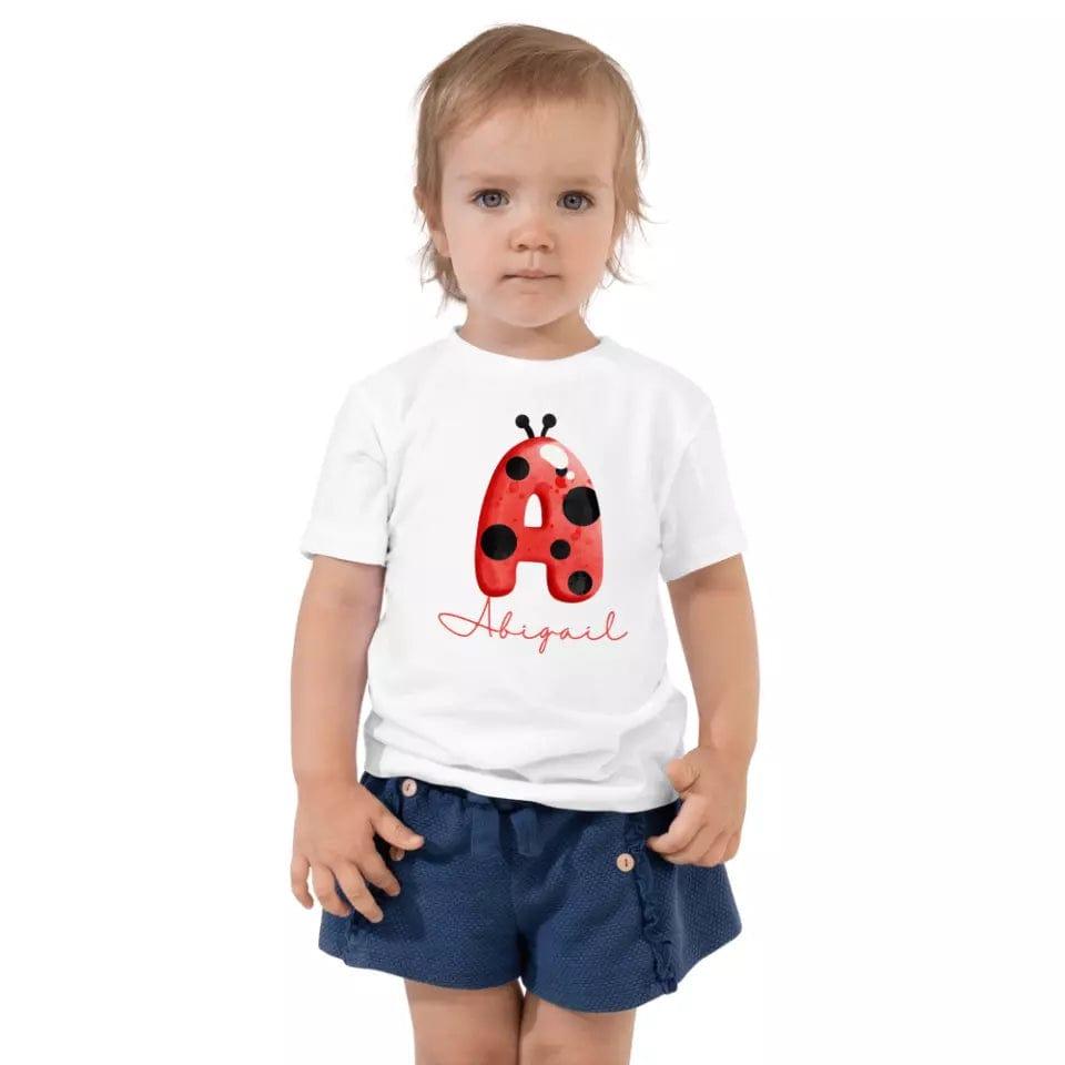 Custom Ladybug Alphabet T-Shirt – ART-TSH006 - ARTFULANE