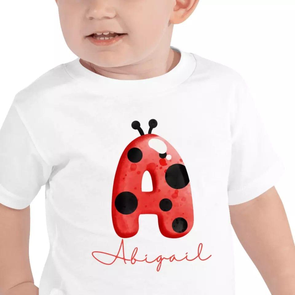 Custom Ladybug Alphabet T-Shirt – ART-TSH006 - ARTFULANE