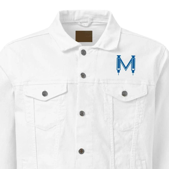 Custom Embroidered Medical Icons Initial Jacket - ART-JKT286 - ARTFULANE