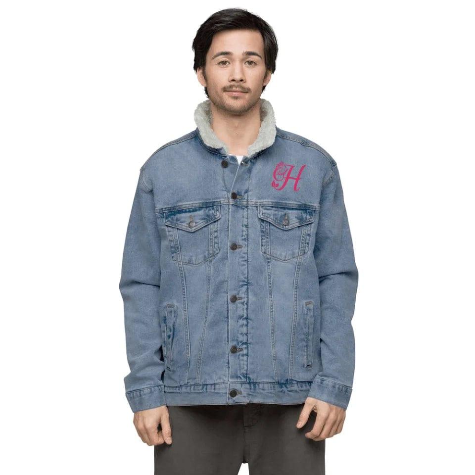 Custom Embroidered Rose Bloom Initial Jacket - ART-JKT272 - ARTFULANE