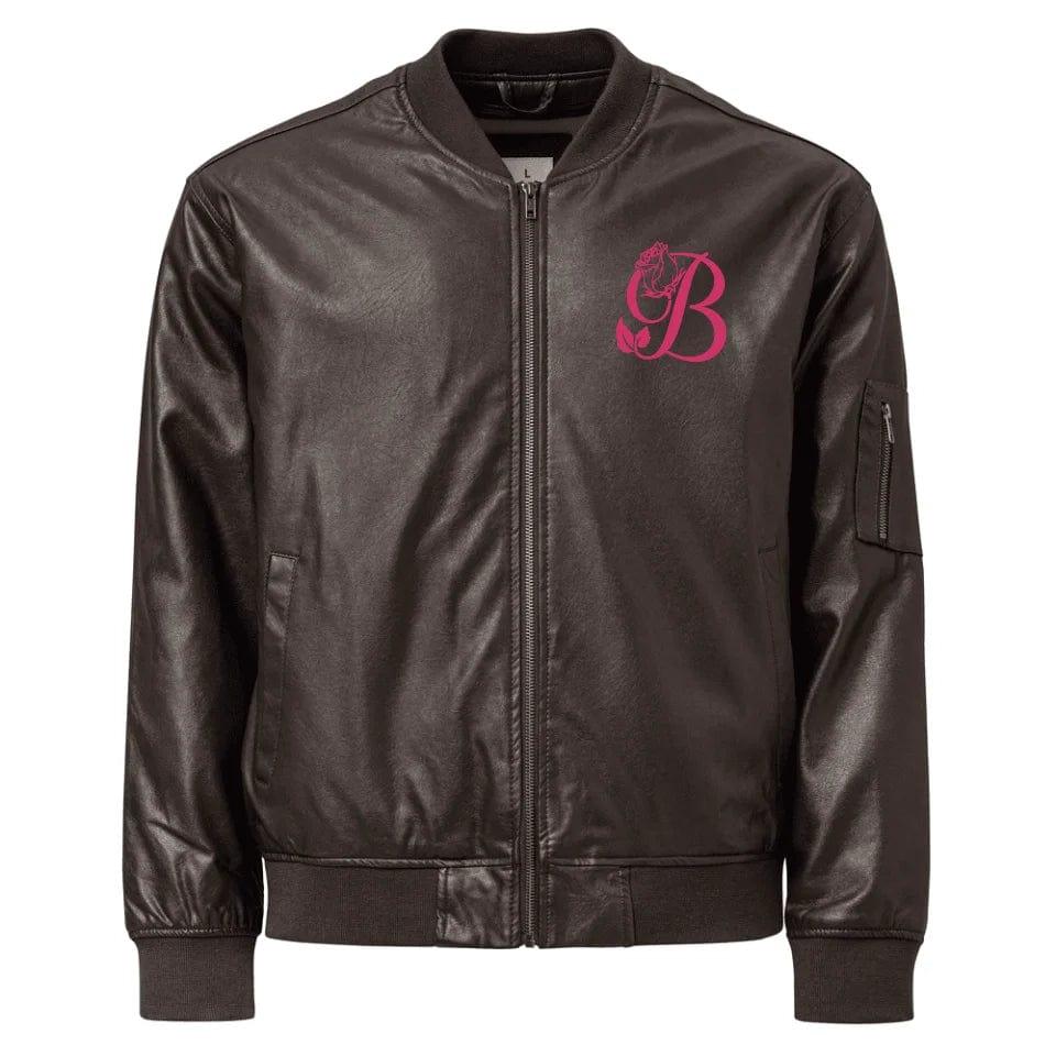 Custom Embroidered Rose Bloom Initial Jacket - ART-JKT272 - ARTFULANE