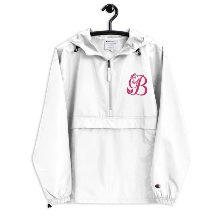 Custom Embroidered Rose Bloom Initial Jacket - ART-JKT272 - ARTFULANE