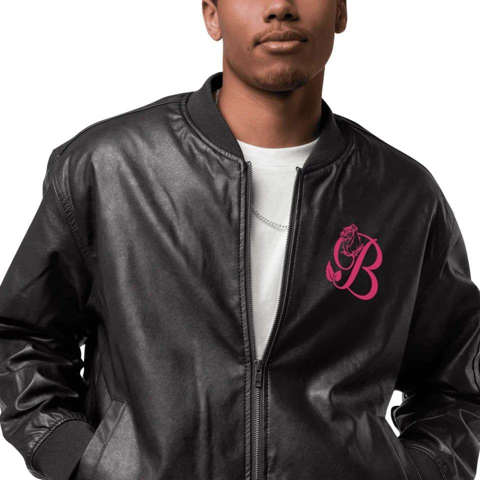 Custom Embroidered Rose Bloom Initial Jacket - ART-JKT272 - ARTFULANE