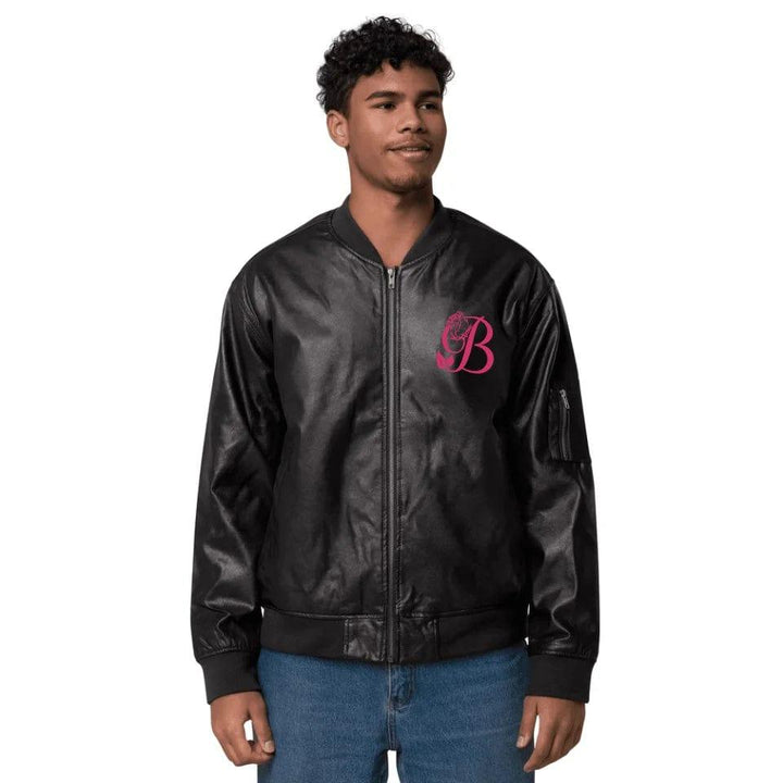 Custom Embroidered Rose Bloom Initial Jacket - ART-JKT272 - ARTFULANE