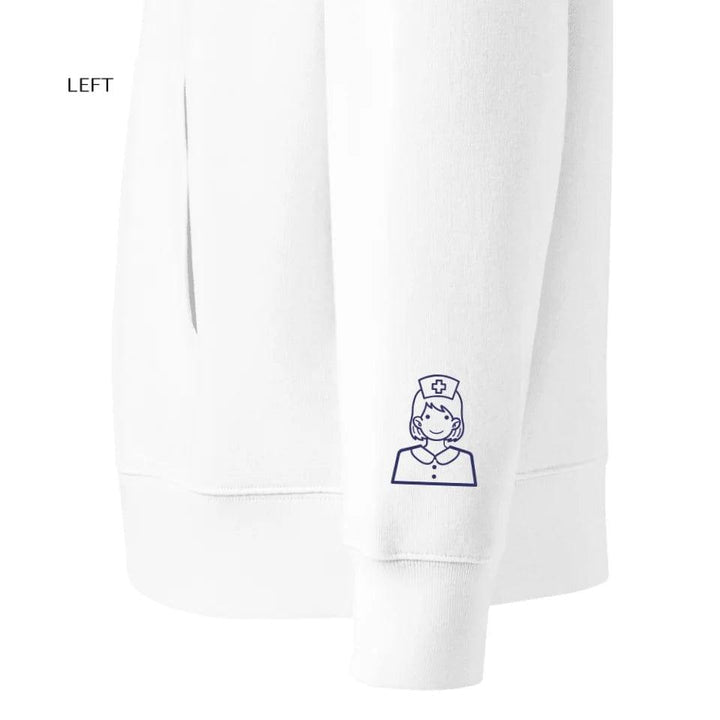 Custom Embroidered Medical Icon Line Art Hoodie & Sweatshirt - ARTFULANE